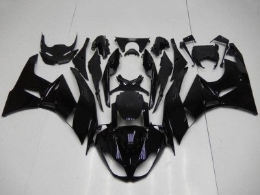 Buy 2009-2012 Glossy Black Kawasaki ZX6R Motorcycle Fairings UK