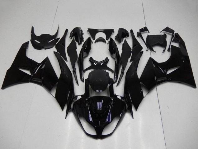 2009-2012 Glossy Black Kawasaki ZX6R Motorcycle Fairings UK