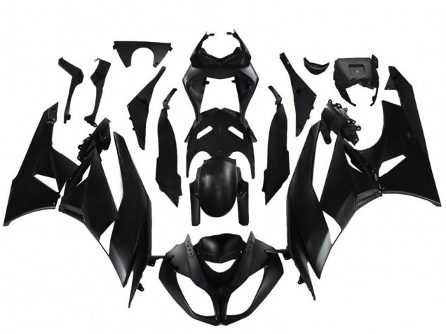 2009-2012 Matte Black Kawasaki ZX6R Motorcycle Fairings UK