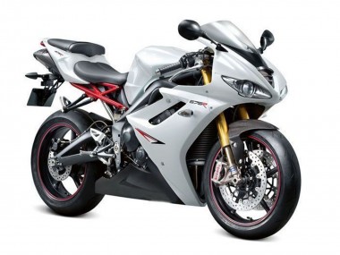 Buy 2009-2012 Pearl White Black Triumph Daytona 675 Triple Motorcycle Fairings UK