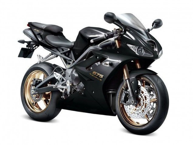 2009-2012 Glossy Black Triumph Daytona 675 Triple Motorcycle Fairings UK