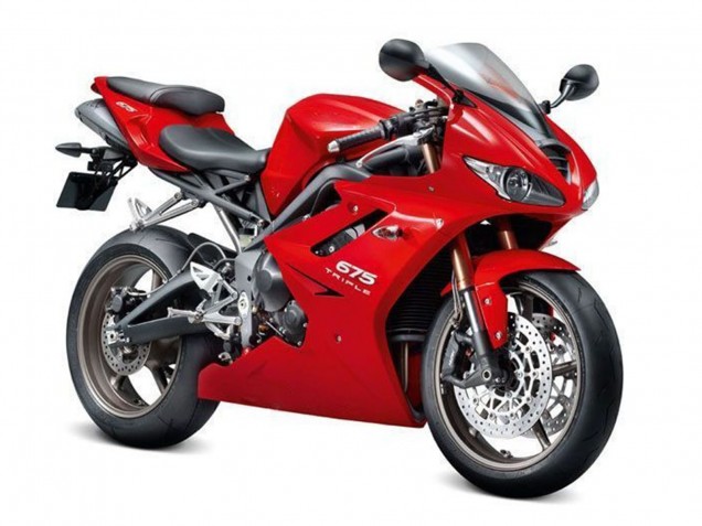 2009-2012 Red Triumph Daytona 675 Triple Motorcycle Fairing UK