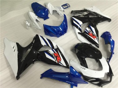 Buy 2009-2016 White Blue Black Suzuki GSXR 1000 Full Motorcycle Fairing Kits UK