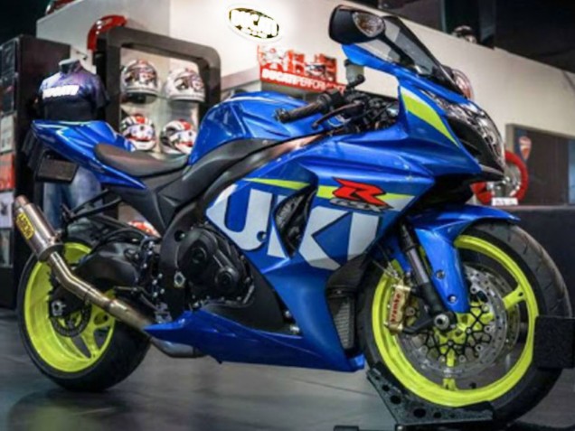 2009-2016 Blue Green White Suzuki GSXR 1000 Motorcycle Fairing UK