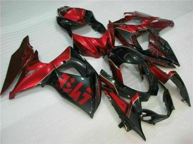 Buy 2009-2016 Red Glossy Black Suzuki GSXR 1000 Motorcycle Fairings UK