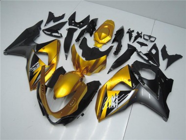 Buy 2009-2016 Gold Matte Black Suzuki GSXR 1000 Motorcycle Fairings UK