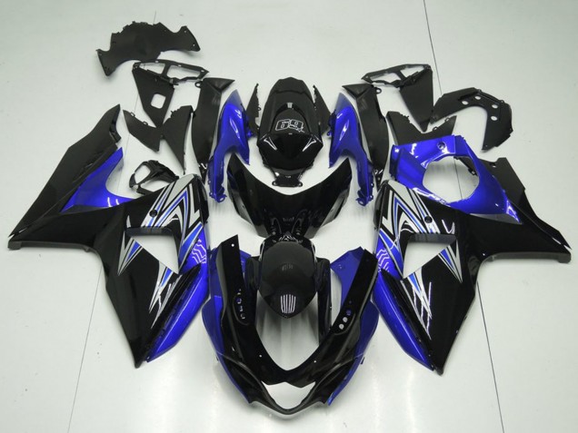 2009-2016 Glossy Black Blue Suzuki GSXR 1000 Motorcycle Fairings UK