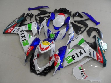 Buy 2009-2016 White Blue Green Yellow Red Fixi Suzuki GSXR 1000 Motorcycle Fairings UK