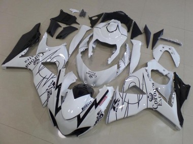 Buy 2009-2016 White Black Corona Racing Suzuki GSXR 1000 Motorcycle Fairings UK