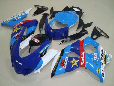 Buy 2009-2016 Blue White Red Black Rockstar Racing Suzuki GSXR 1000 Motorcycle Fairings UK