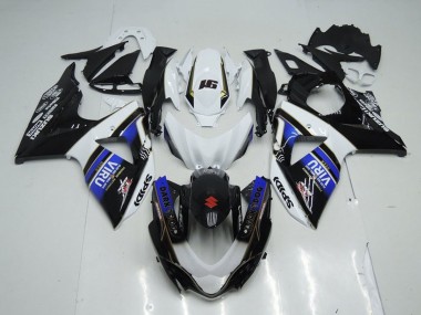 Buy 2009-2016 White Blue Black Viru Suzuki GSXR 1000 Motorcycle Fairings UK