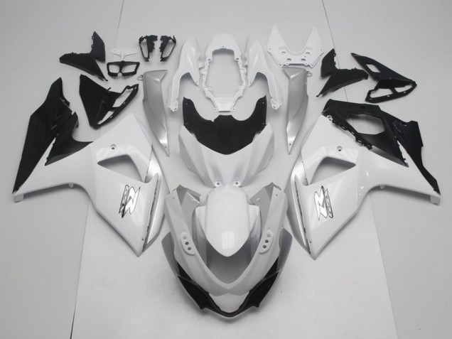 2009-2016 White Black OEM Style Suzuki GSXR 1000 Motorcycle Fairings UK