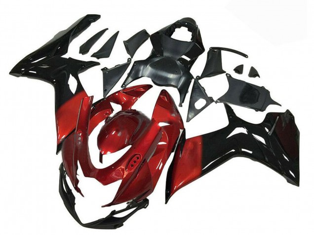 2011-2024 Red Glossy Black Suzuki GSXR 600/750 Motorcycle Fairing UK