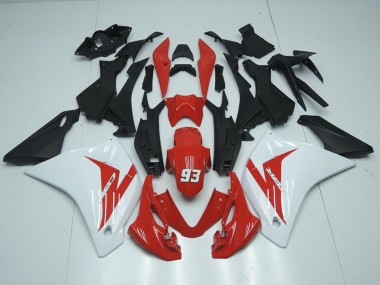 Buy 2011-2016 White Red Matte Black 93 Honda CBR125R Motorcycle Fairings UK