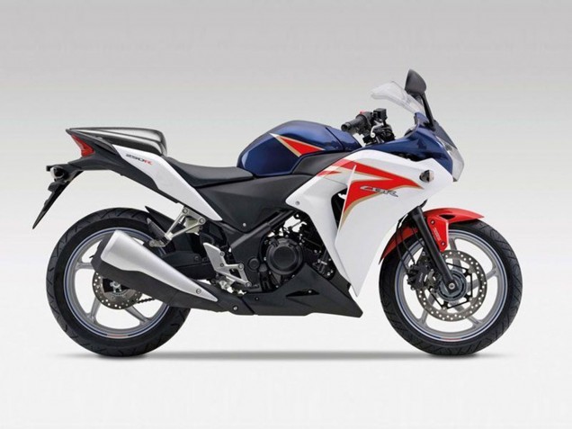 2011-2015 White Red Dark Blue Stripe Honda CBR250RR Motorcycle Fairings UK