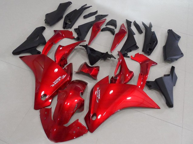 2011-2015 Red Matte Black Honda CBR250RR Motorcycle Fairings UK