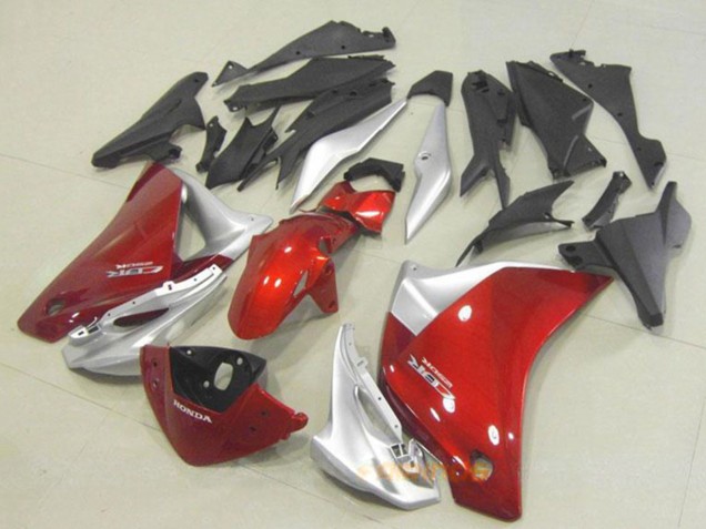 2011-2015 Silver Red Honda CBR250RR Motorcycle Fairing UK