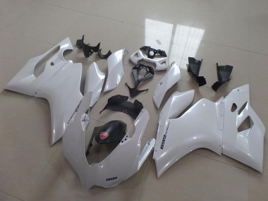 Buy 2011-2014 White Black Ducati 1199 Motorcycle Fairings UK
