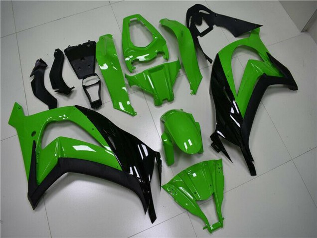 2011-2015 Green Glossy Black Kawasaki ZX10R Motorcycle Fairing UK