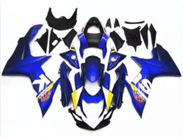 2011-2024 Blue White Suzuki GSXR 600/750 Motorcycle Fairing UK