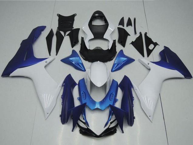 2011-2024 White Light Blue Suzuki GSXR 600/750 Motorcycle Fairings UK