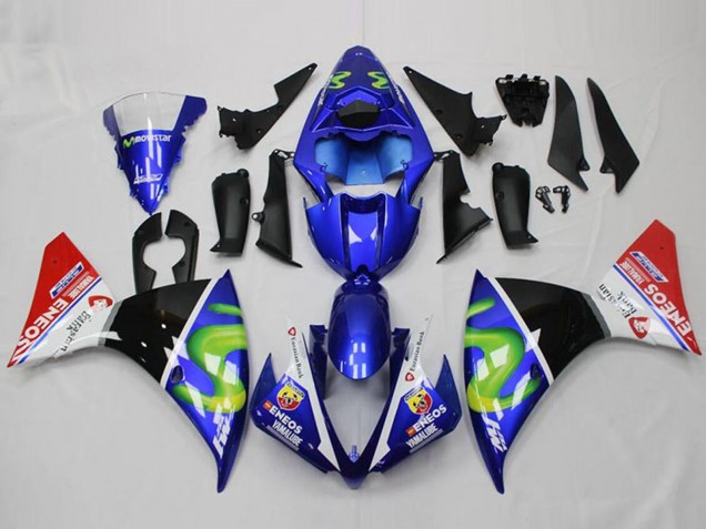 2012-2014 Blue White Red Glossy Black Green ENEOS Yamalube Yamaha YZF R1 Motorcycle Fairings UK