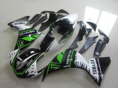Buy 2012-2014 White Black Green Monster Yamaha YZF R1 Motorcycle Fairings UK