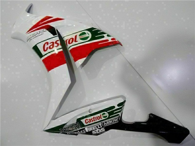2012-2016 White Red Green Castrol Honda CBR1000RR Motorcycle Fairing UK
