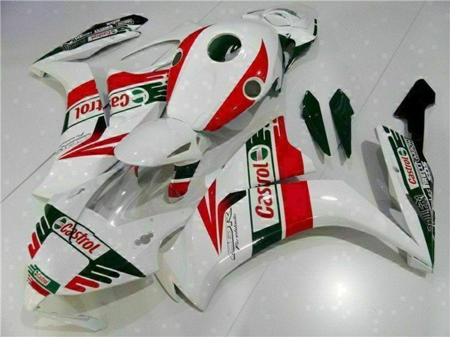 2012-2016 White Red Green Castrol Honda CBR1000RR Motorcycle Fairing UK