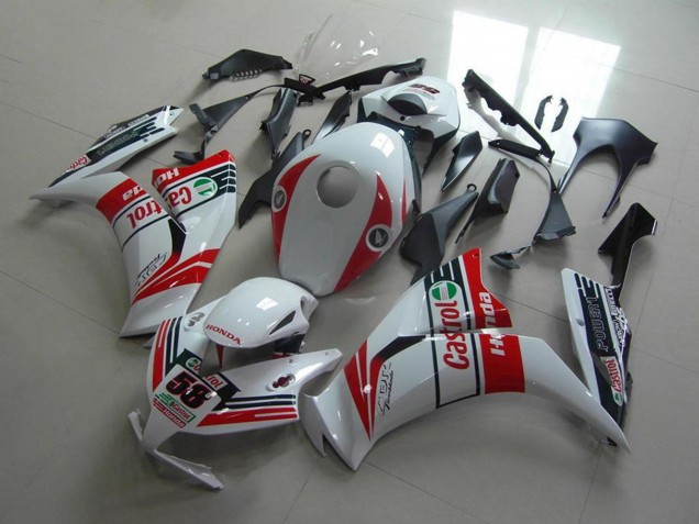 2012-2016 White Red Green Castrol Honda CBR1000RR Motorcycle Fairings UK