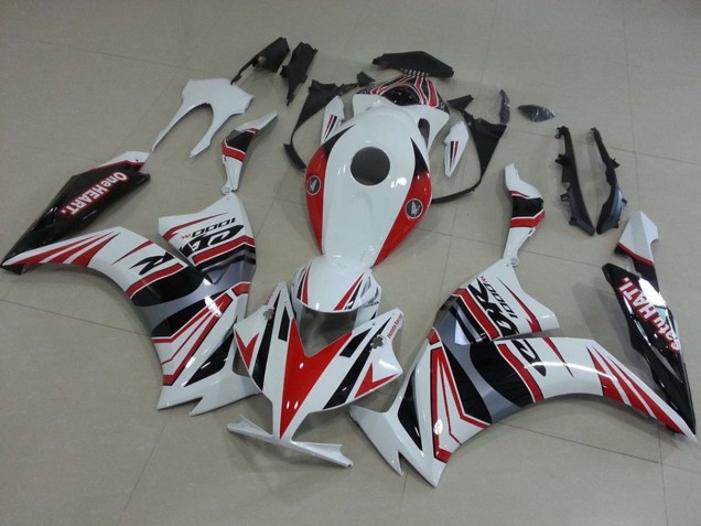 2012-2016 White Red Silver Black One Heart Honda CBR1000RR Motorcycle Fairings UK
