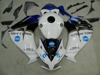 Buy 2012-2016 White Blue Glossy Black Konica Minolta Honda CBR1000RR Motorcycle Fairings UK
