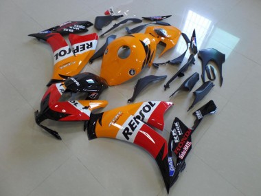 Buy 2012-2016 Orange White Red Glossy Black Repsol Honda CBR1000RR Bike Fairings UK