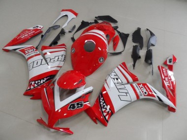 Buy 2012-2016 White Red Liverpool 45 Honda CBR1000RR Motorcycle Fairings UK