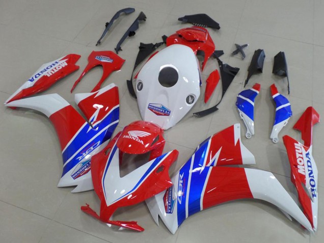 2012-2016 White Red Blue TT Legend Honda CBR1000RR Motorcycle Fairings UK
