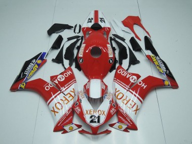 Buy 2012-2016 White Red Glossy Black Xerox 21 Honda CBR1000RR Motorcycle Fairings UK