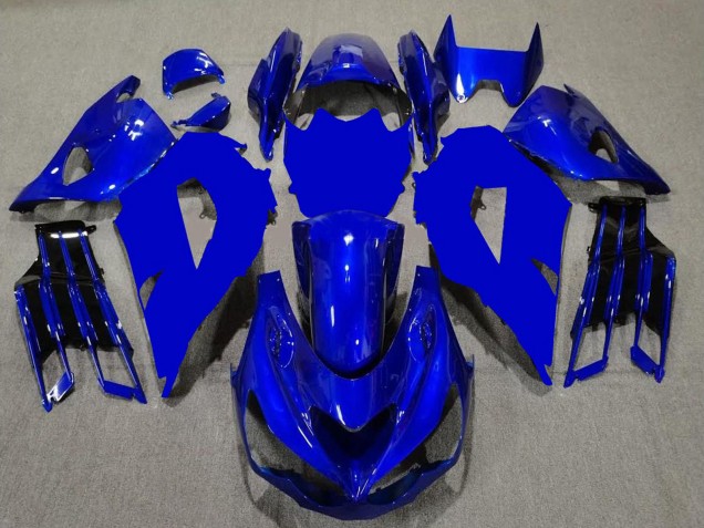 2012-2024 Blue Black Kawasaki ZX14R ZZR1400 Motorcycle Fairings UK