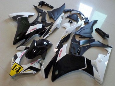 Buy 2013-2015 White Yellow Glossy Black DENSO Honda CBR500R Motorcycle Fairings UK