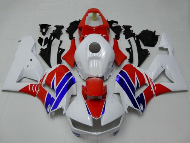 2013-2023 White Red Blue Honda CBR600RR Bike Fairings UK