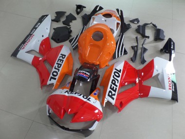 Buy 2013-2023 Orange White Red Glossy Black Repsol Honda CBR600RR Motorcycle Fairing Kits UK