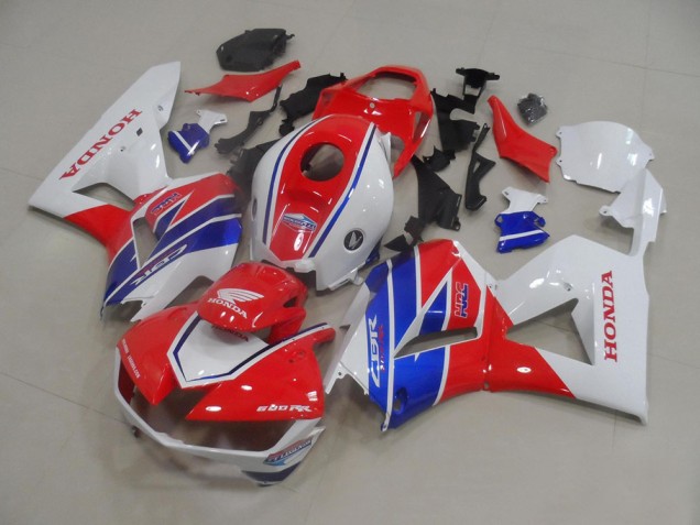 2013-2023 White Red Blue TT Legend Honda CBR600RR Motorcycle Fairings UK