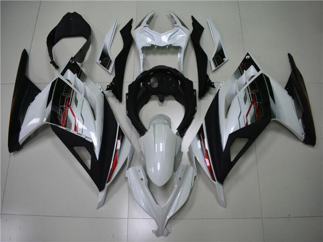 2013-2024 White Red Black Kawasaki Ninja 300 EX300R Motorcycle Fairing UK