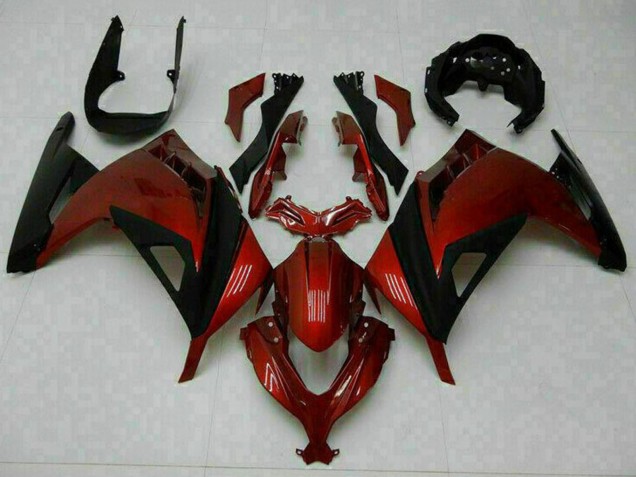 2013-2024 Red Black Kawasaki Ninja 300 EX300R Motorcycle Fairings UK
