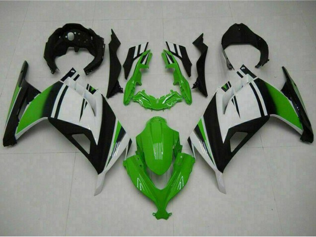 2013-2024 White Green Black Kawasaki Ninja 300 EX300R Motorcycle Fairings UK