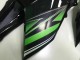 2013-2018 Green Glossy Black Kawasaki Z800 Motorcycle Fairing UK