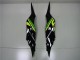 2013-2018 Green Yellow Glossy Black Matte Black Kawasaki ZX6R Motorcycle Fairings UK