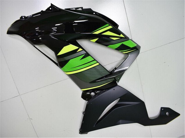 2013-2018 Green Yellow Glossy Black Matte Black Kawasaki ZX6R Motorcycle Fairings UK
