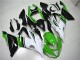 2013-2018 Green White Glossy Black Kawasaki ZX6R Motorcycle Fairings UK