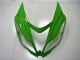 2013-2018 Green White Glossy Black Kawasaki ZX6R Motorcycle Fairings UK