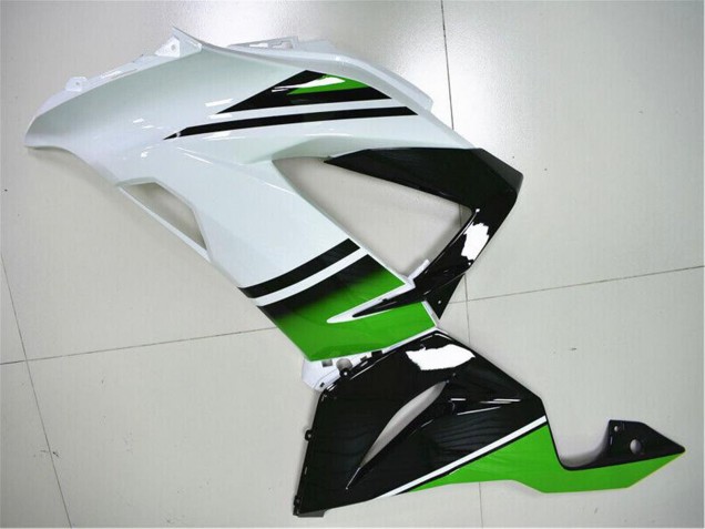 2013-2018 Green White Glossy Black Kawasaki ZX6R Motorcycle Fairings UK